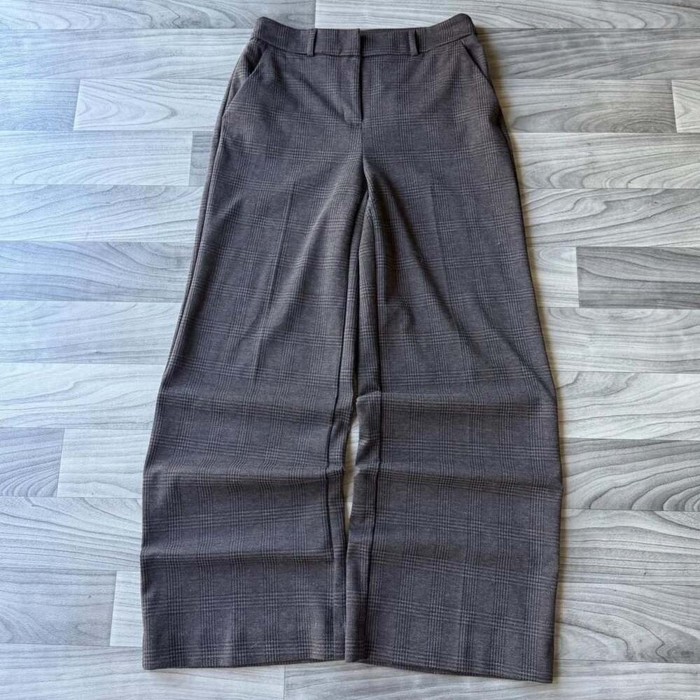 Simply Vera Vera Wang Plaid Wide Leg Dress Pants